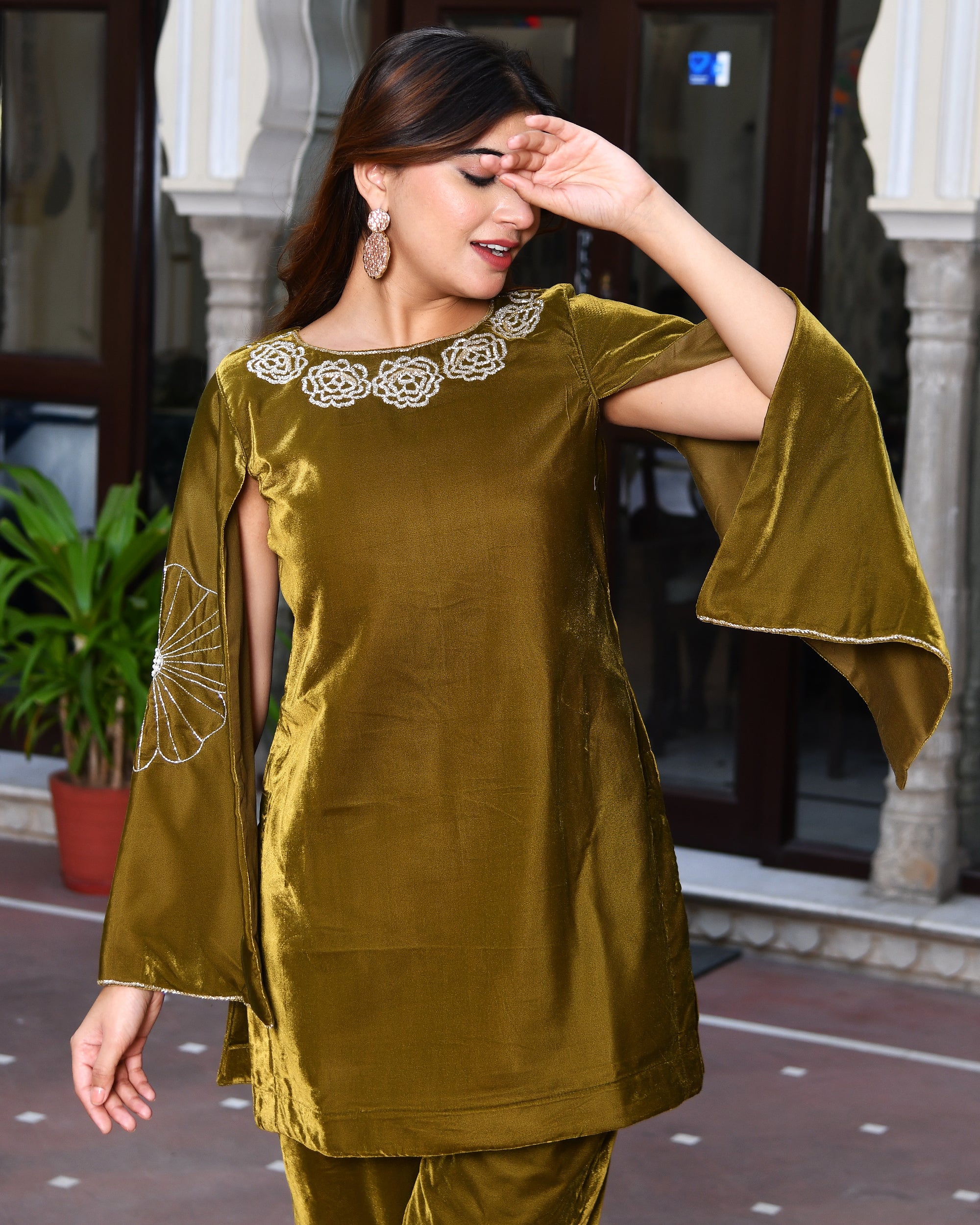 Heer Velvet Co-ord Set