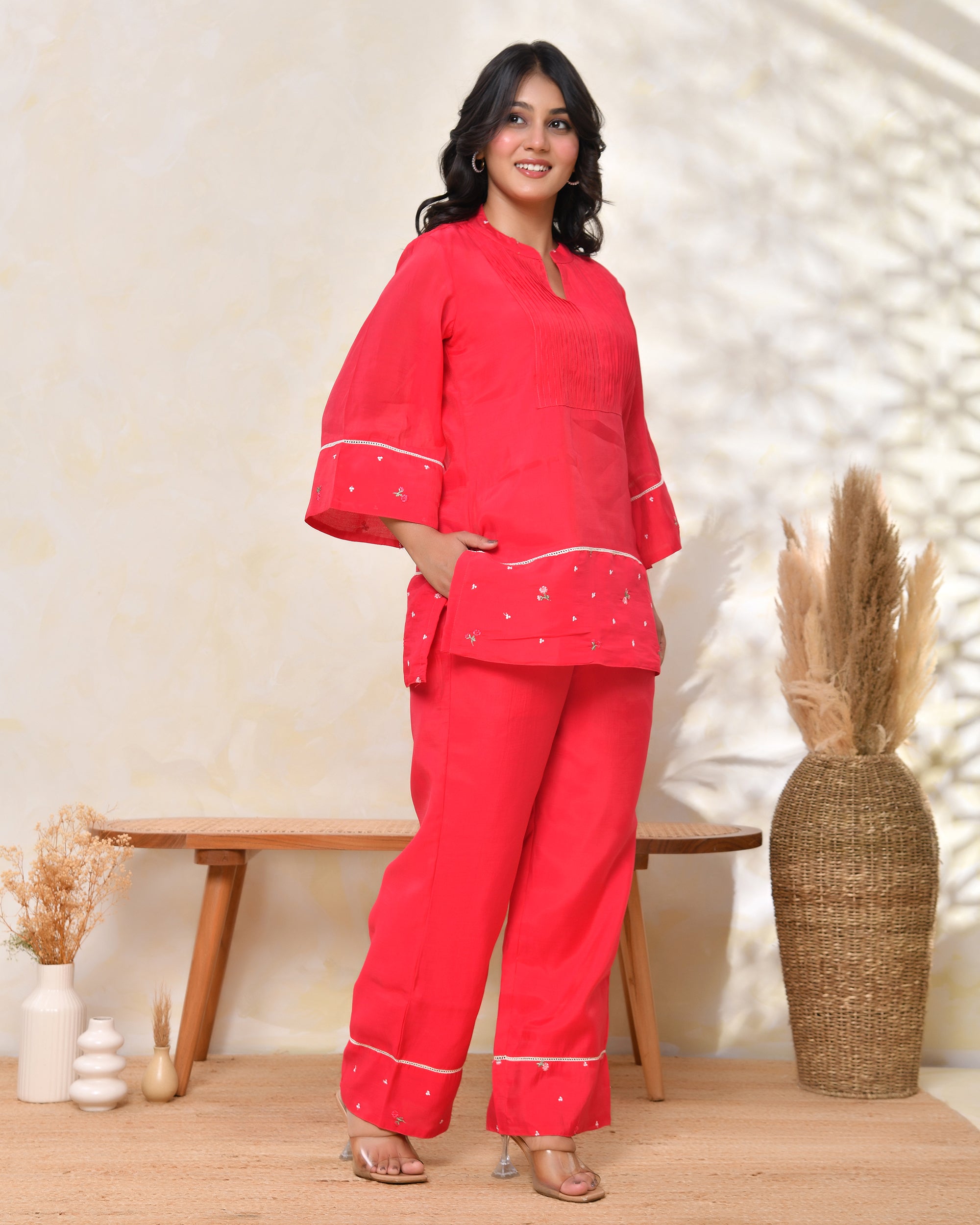 Pink Phuleri Coord Set
