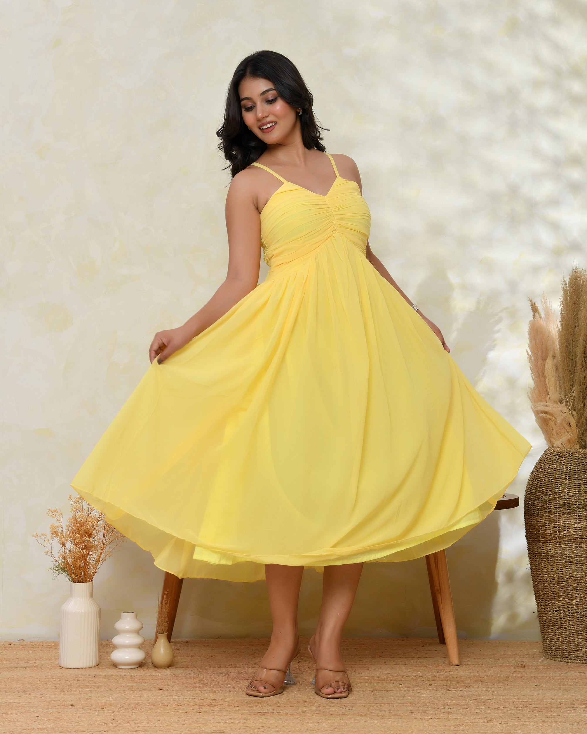 Butter Yellow Maxi Dress