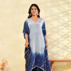 Blue Handwork Kaftan Set