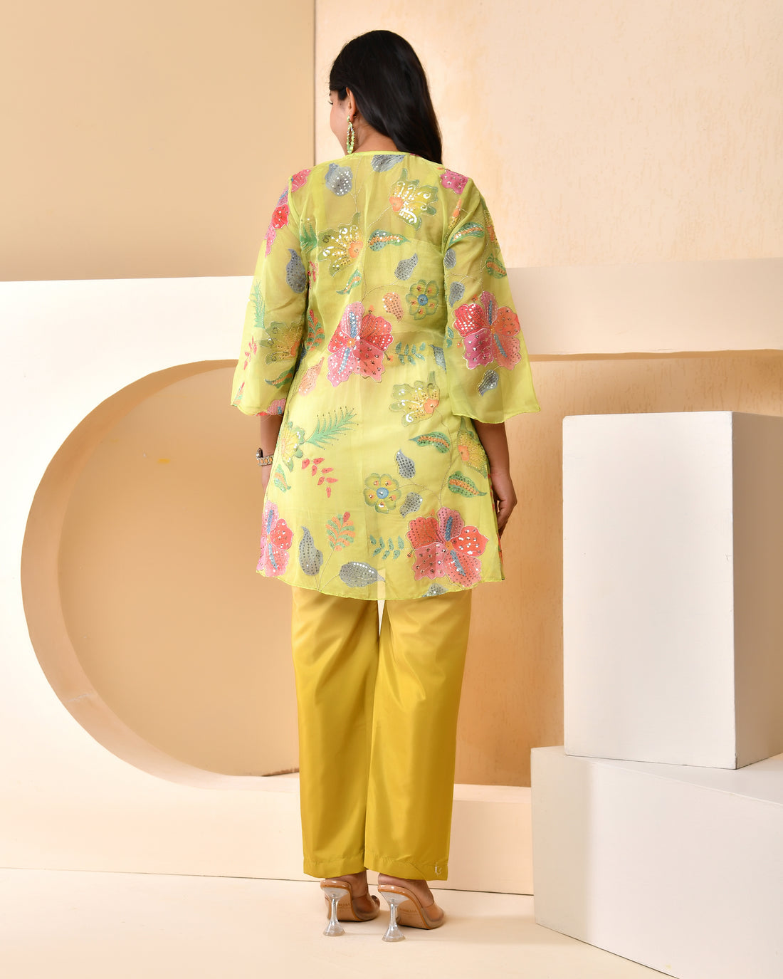 Melody Green Jacket Set
