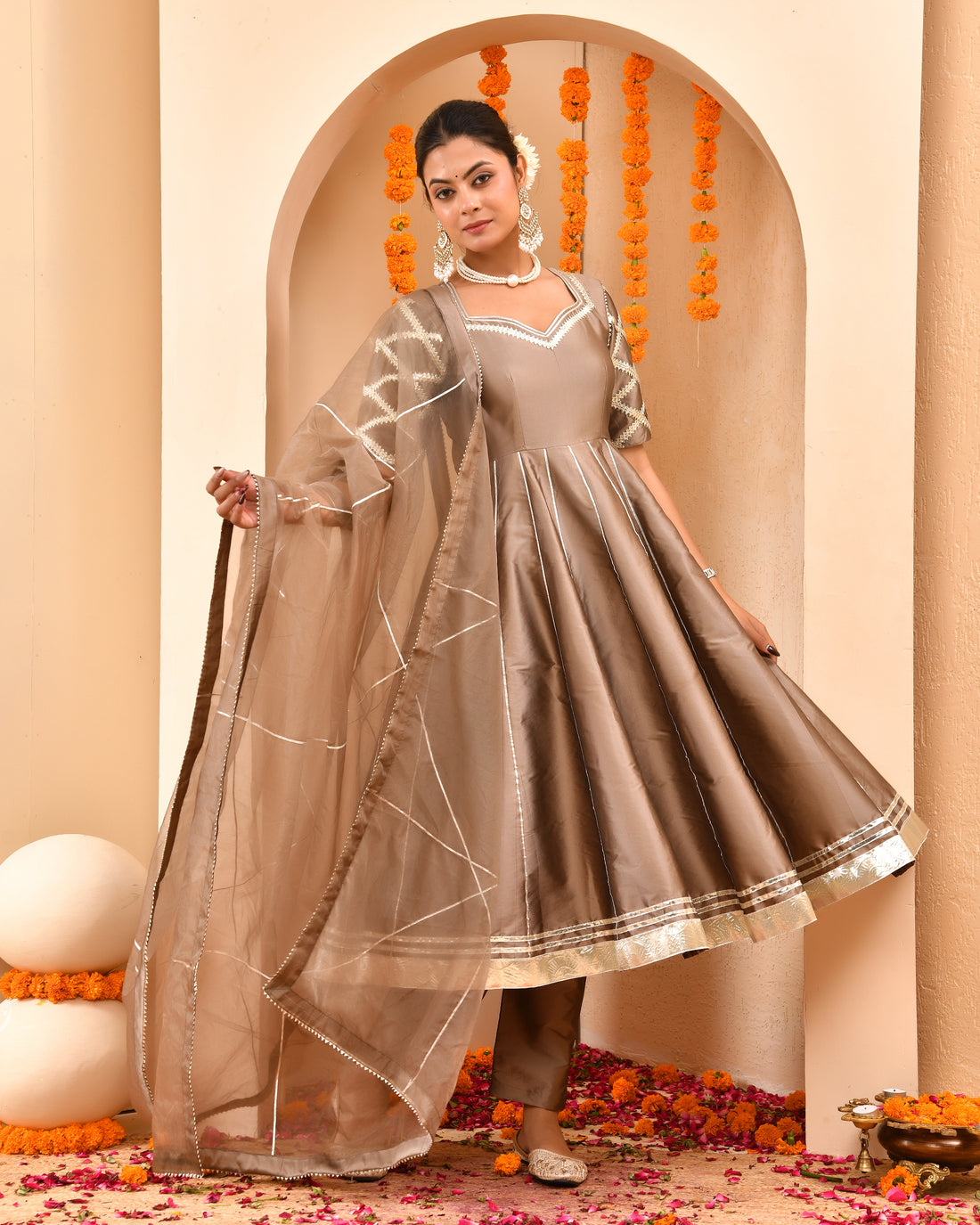 Gulzar Anarkali Suit set