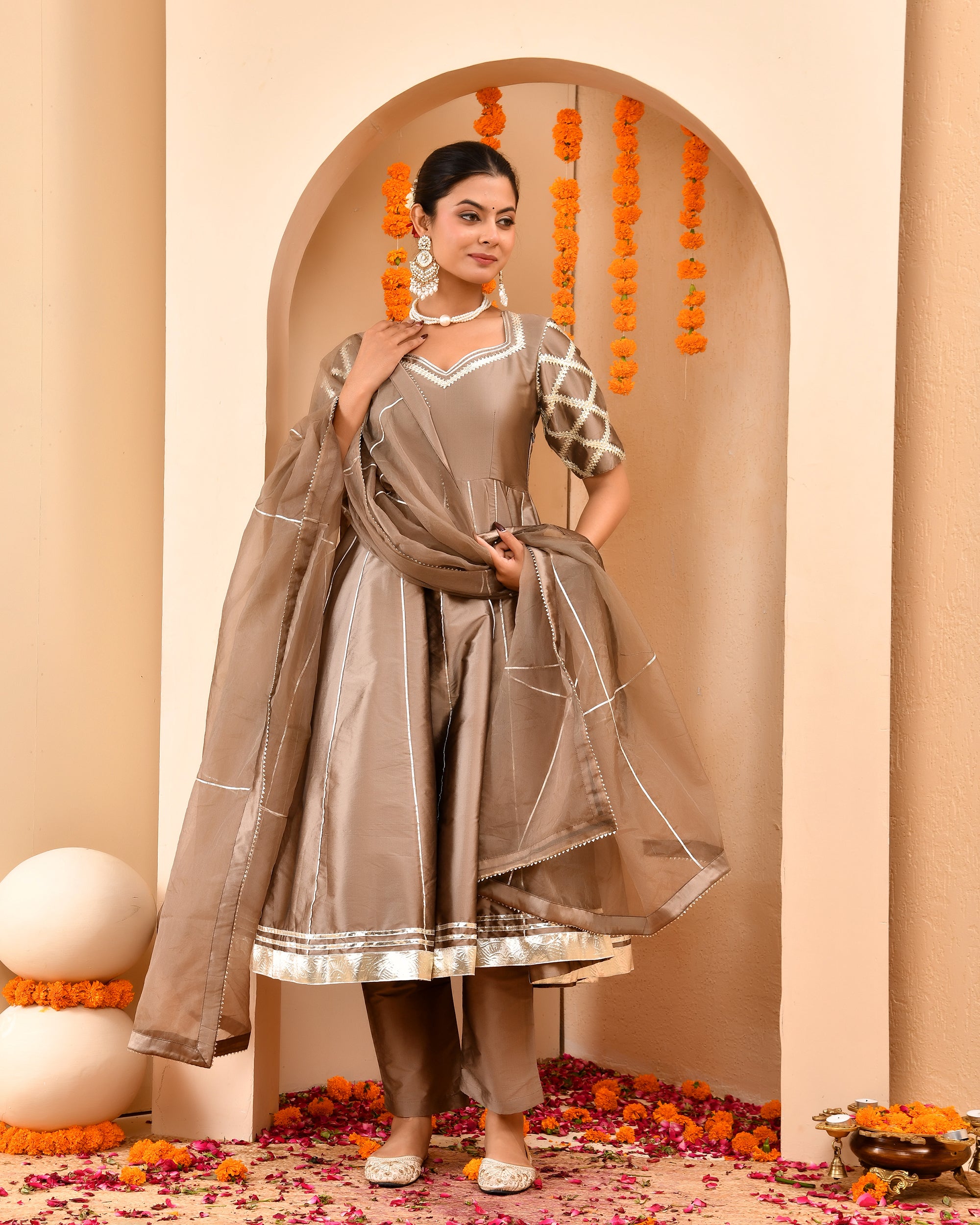 Gulzar Anarkali Suit set
