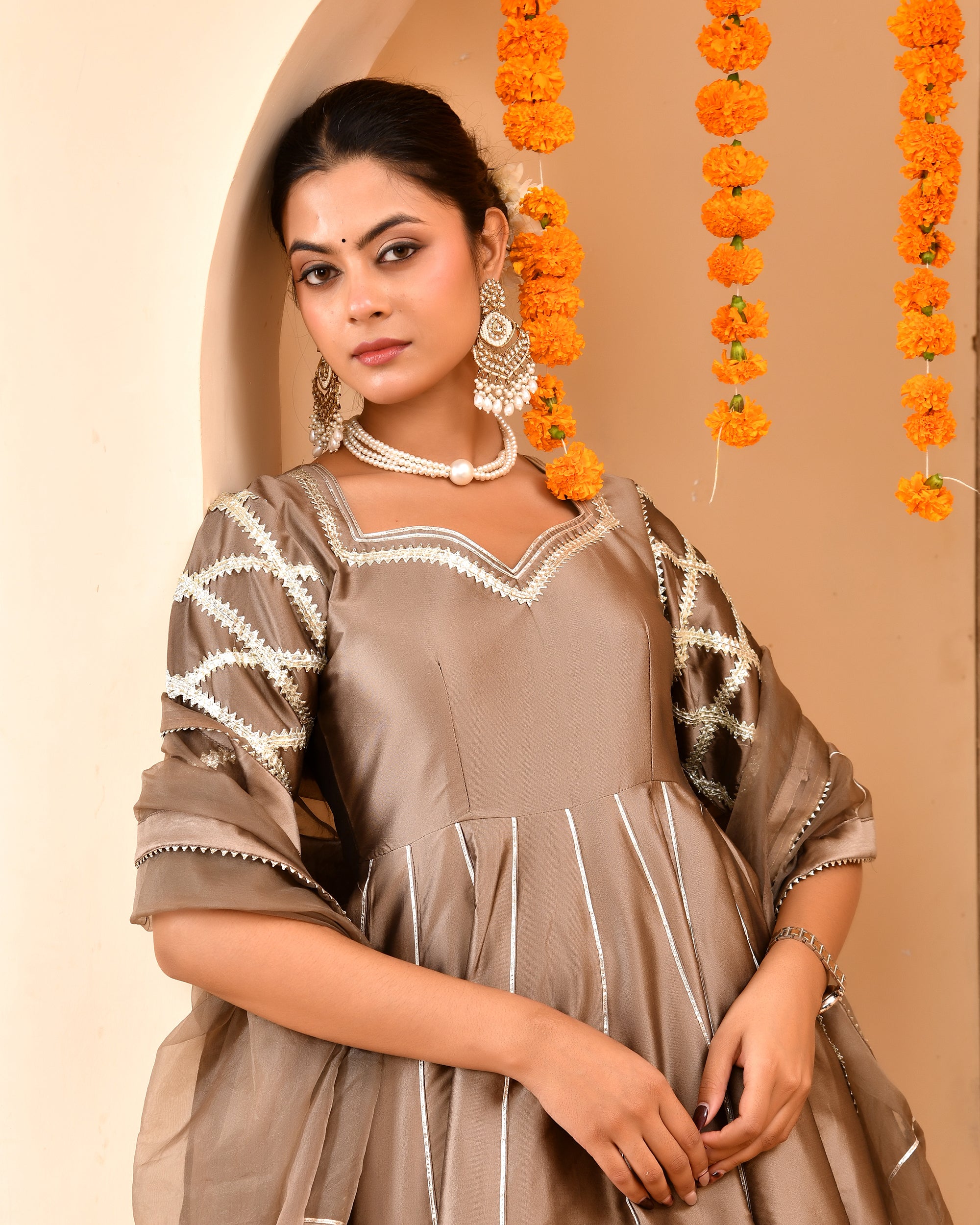 Gulzar Anarkali Suit set