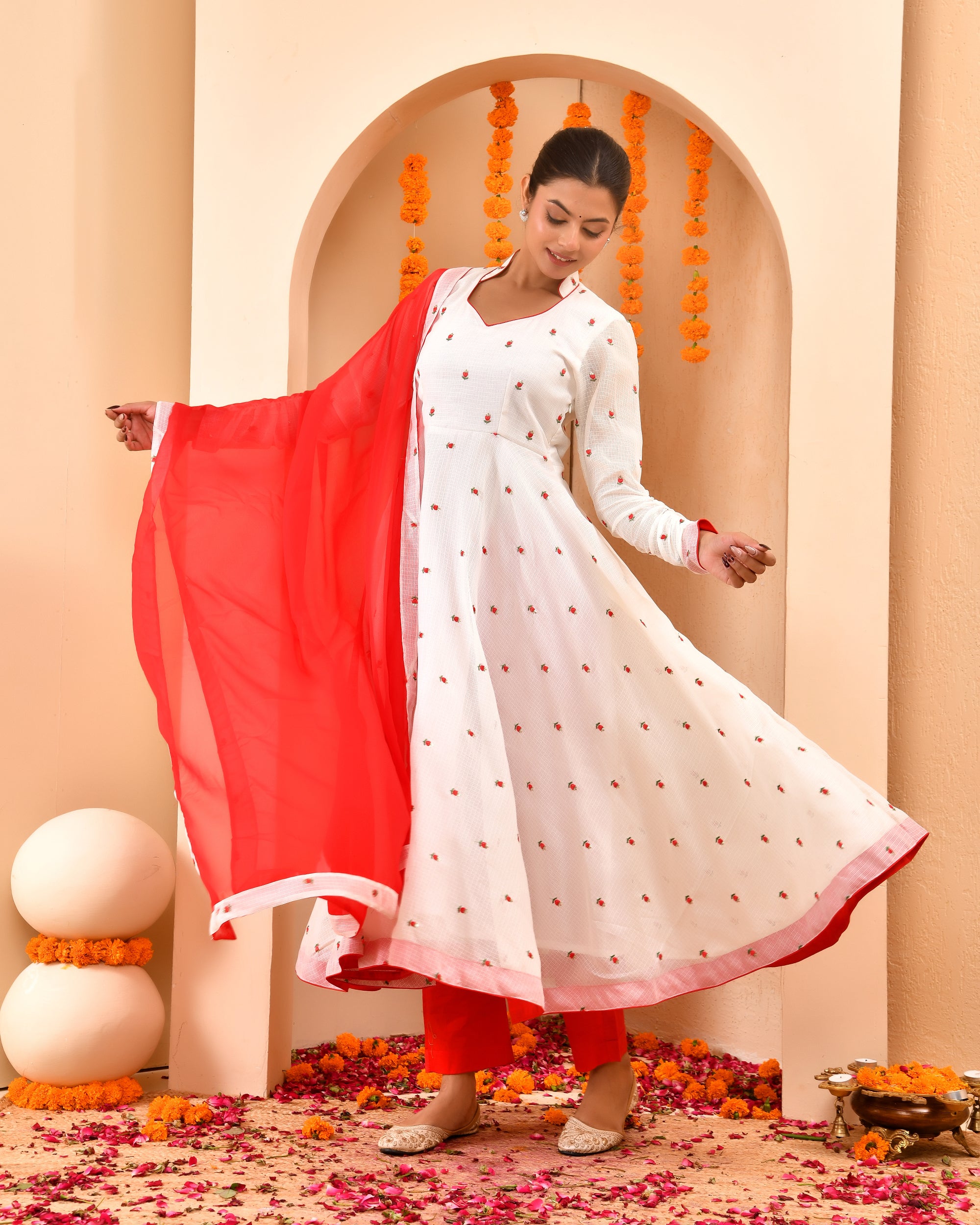 Radhika Anarkali doriya suit set