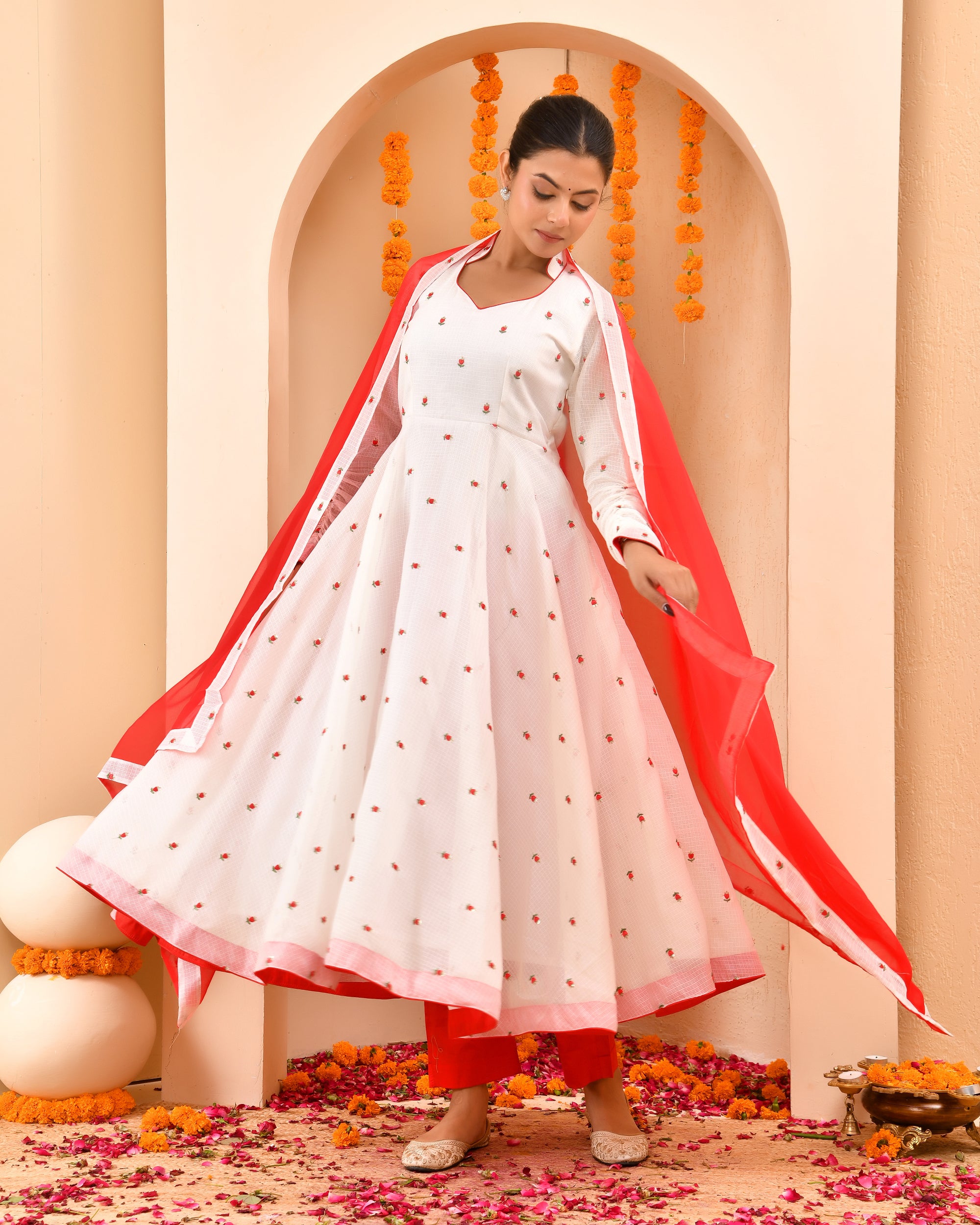 Radhika Anarkali doriya suit set