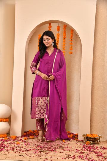 Vamika Brocade Duppta Set