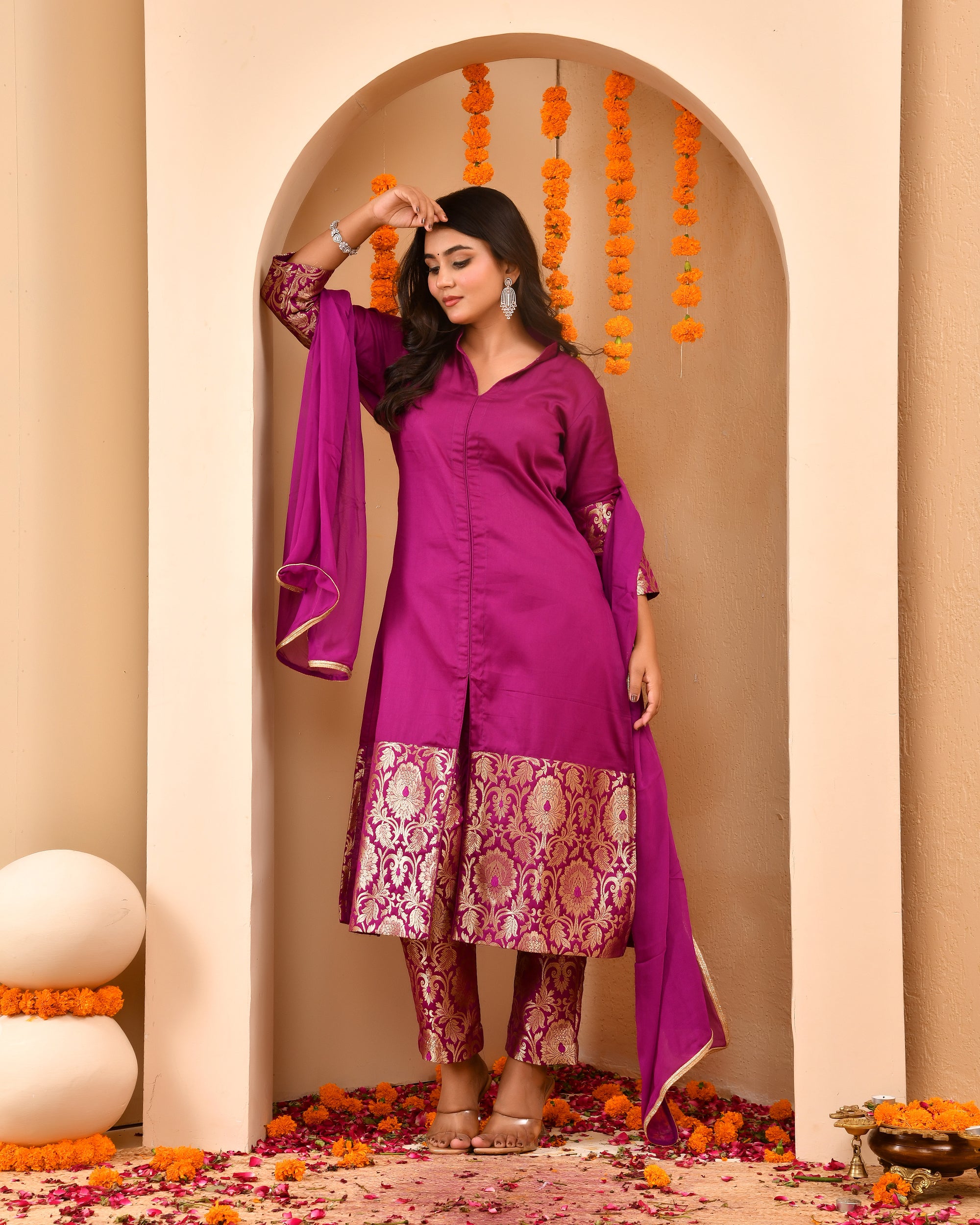 Vamika Brocade Duppta Set