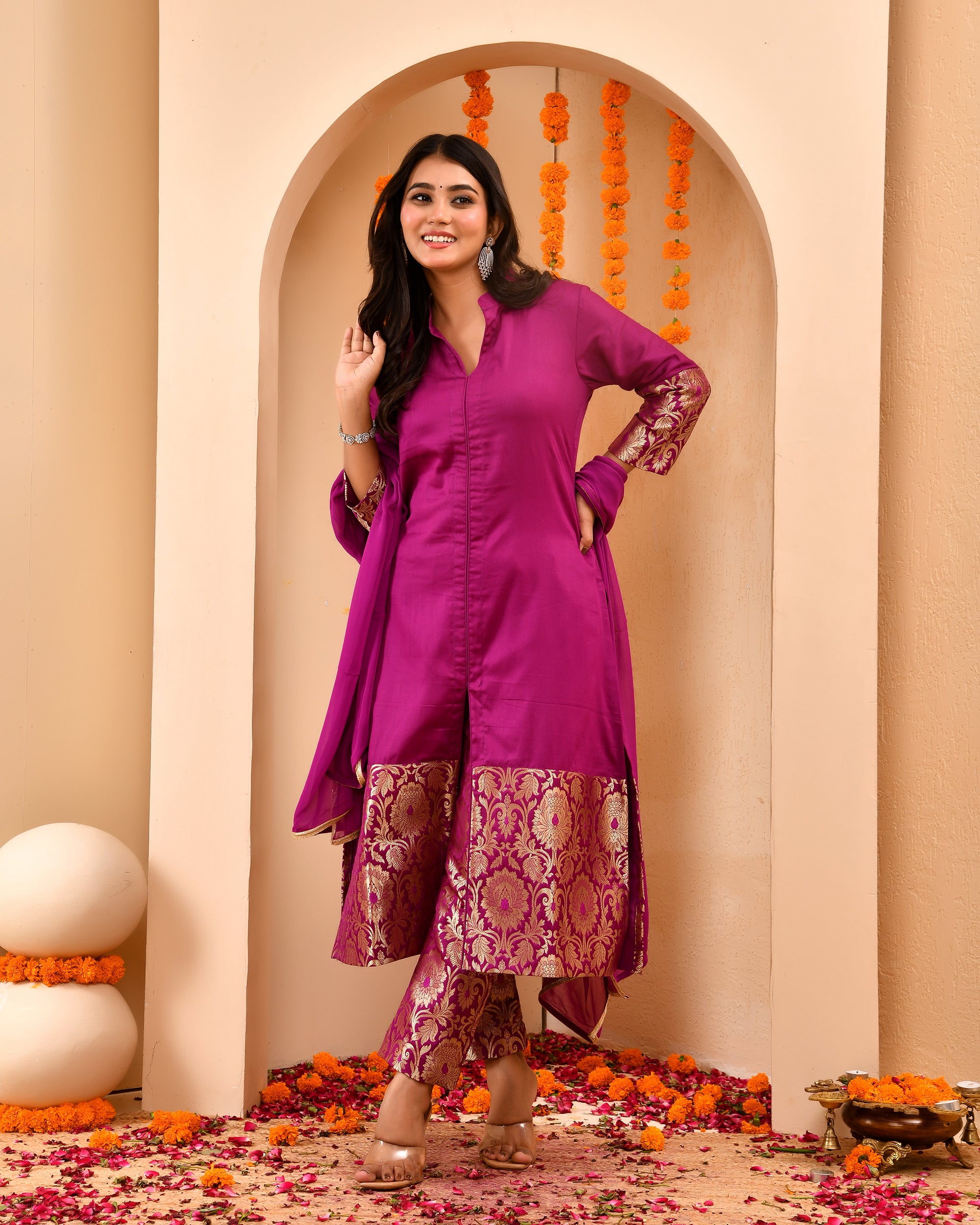 Vamika Brocade Duppta Set