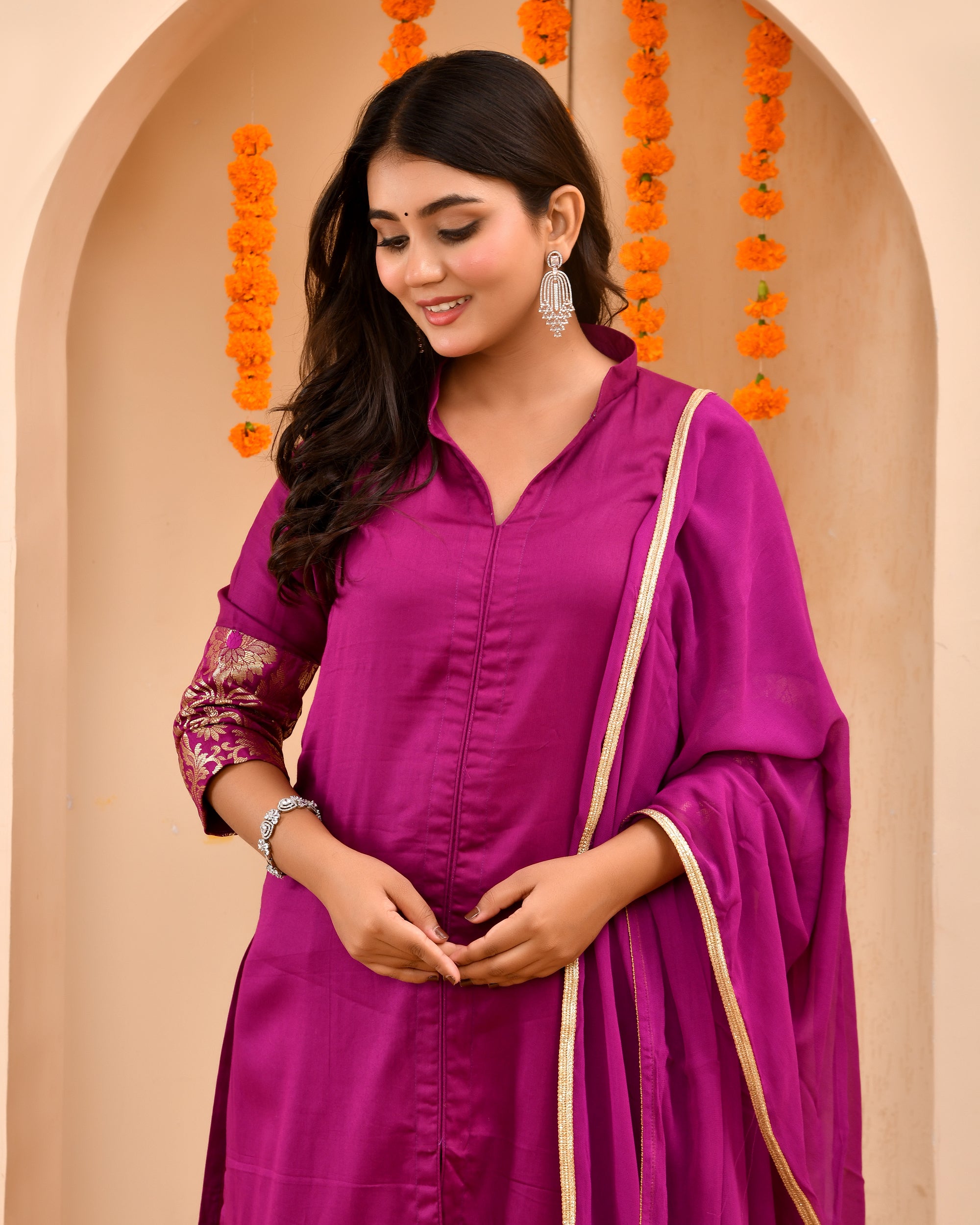 Vamika Brocade Duppta Set